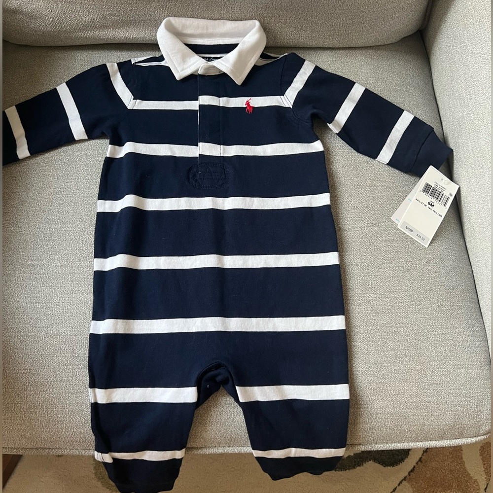 Ralph Lauren one piece 6M 66/44 , 100 cotton , New